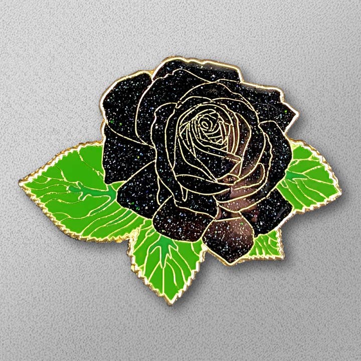 Black Rose Blossom Emaljestift for engroshandel hos Anima
