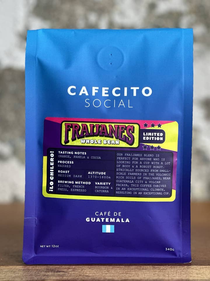 FRAIJANES BLEND COFFEE for wholesale by Cafecito Social