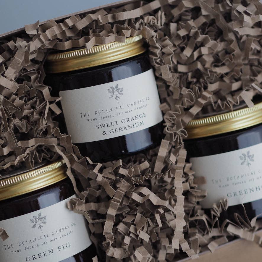 The Botanical Candle Co. - Vente Bougie en bocal - Coffret cadeau - The Fresh Collection1