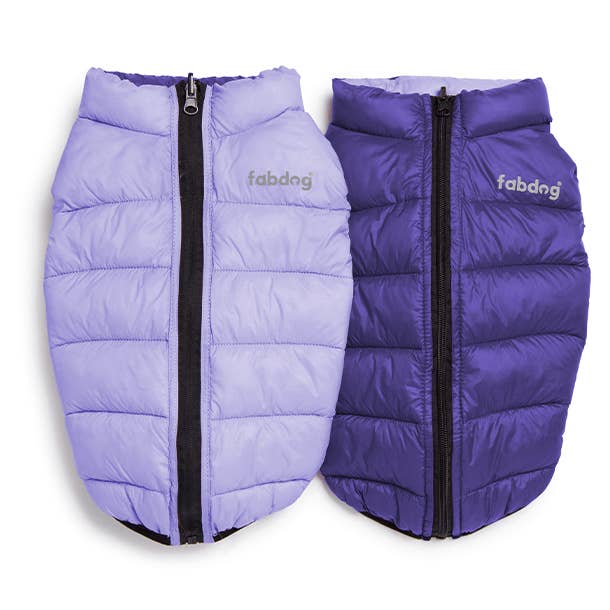 Lilac/Grape Pack N' Go Reversible Puffer for wholesale by fabdog