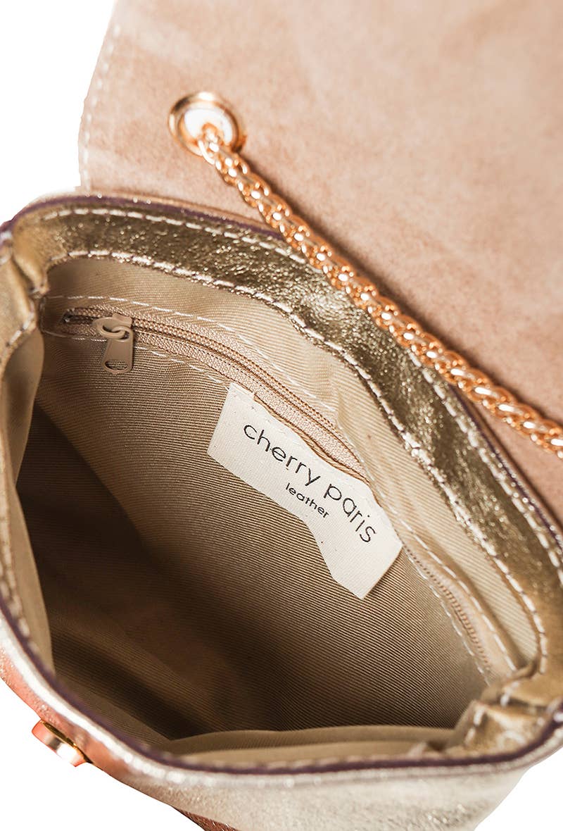 Cherry Paris - Wholesale Crossbody Bag - Women's - MINI PIA METAL Bag - 3973B9