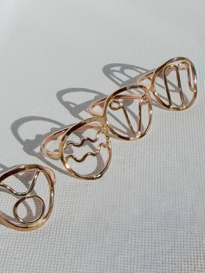 ZODIAC RINGS for wholesale by Sun & Selene