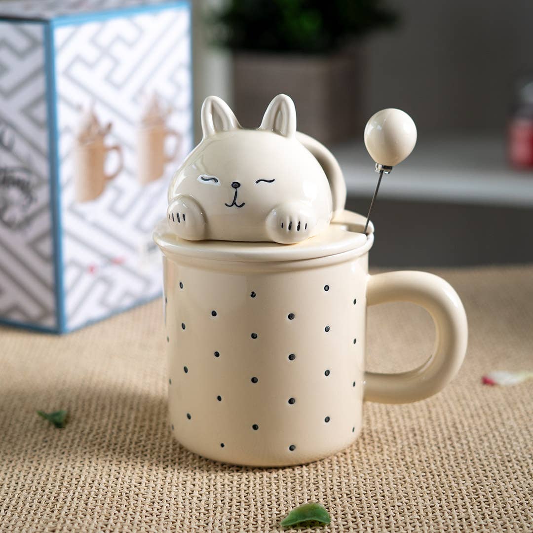 Urban Tokyo – Engroshandel Kaffekrus – Kaninkrus med låg og glas-sugerør, 380 ml (10/30)3