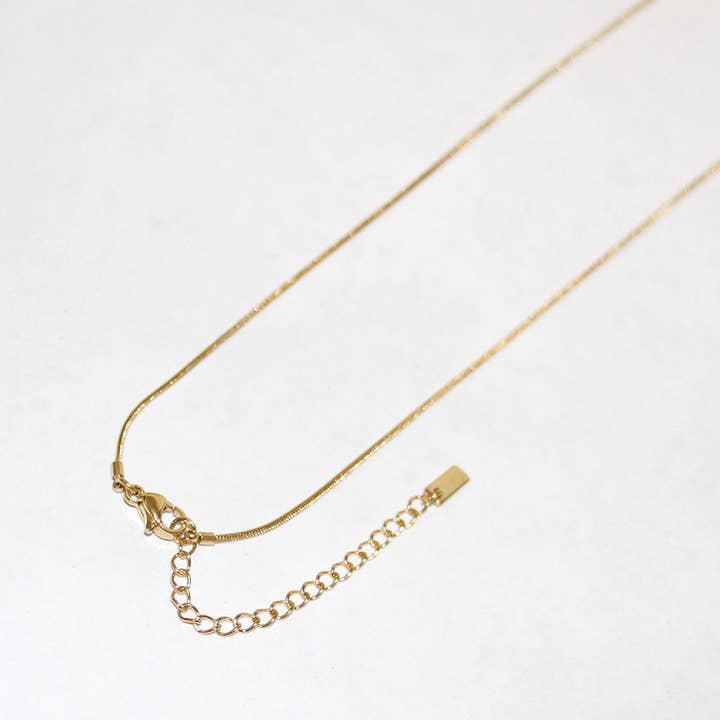 Sensibling Corp. - Wholesale Pendant/Charm Necklace - Stainless Steel Mini Half Moon Pendant Necklace2