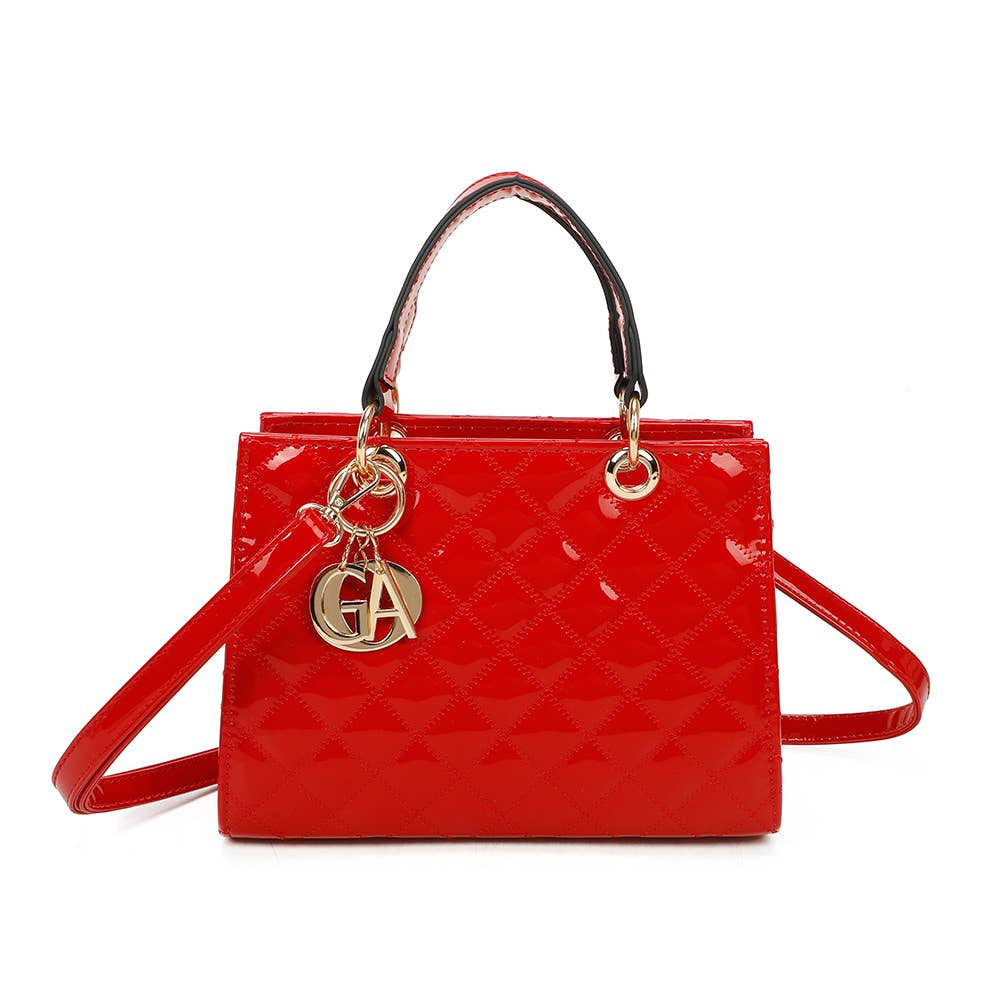 Gallantry - Wholesale Top Handle Bag - Women's - La Matelassé Shiny (C-0169-2B)1