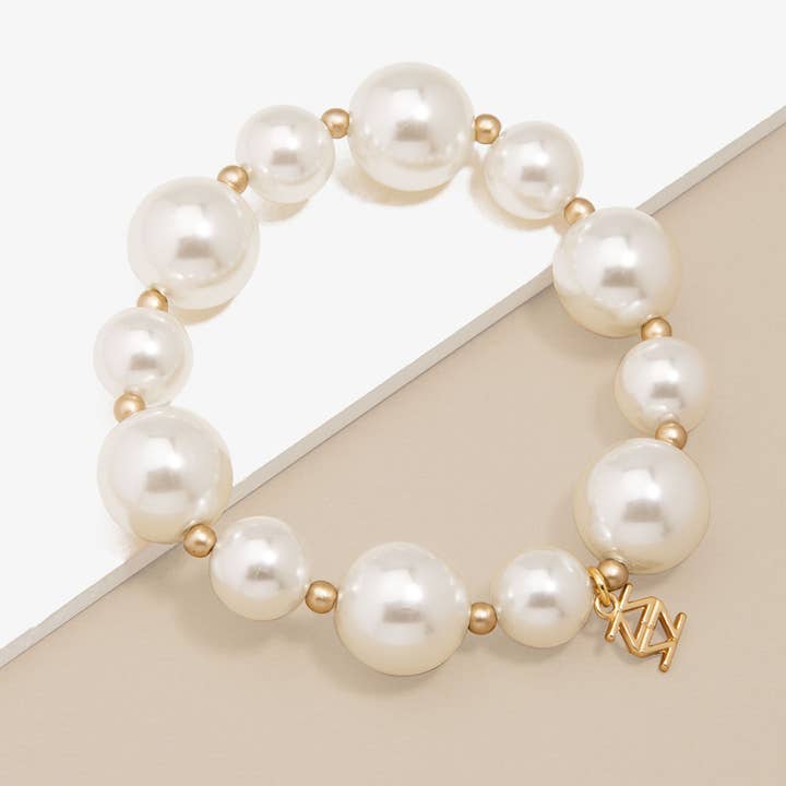 Parel Mixed Pearl Stretch armband voor groothandel op Faire