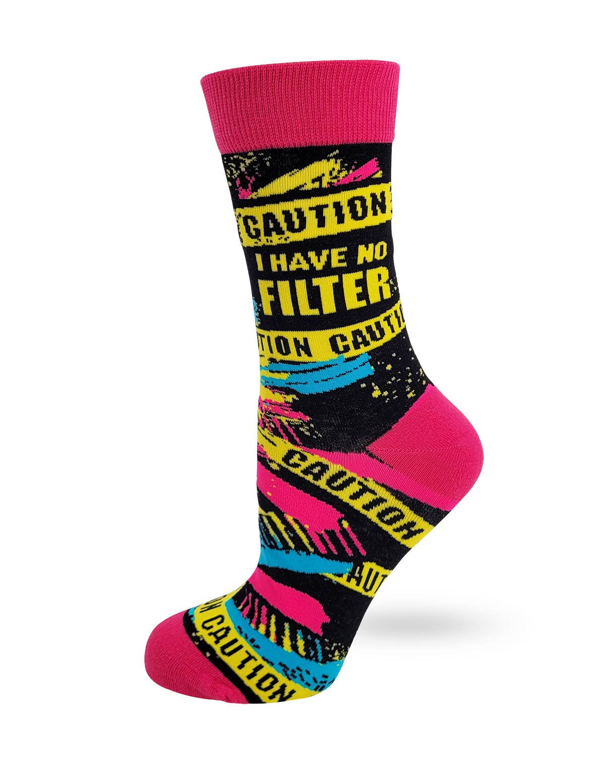 Fabdaz – Großhandel Socken – Damen – Vorsicht, ich habe keinen Filter Damen-Crew-Socken2