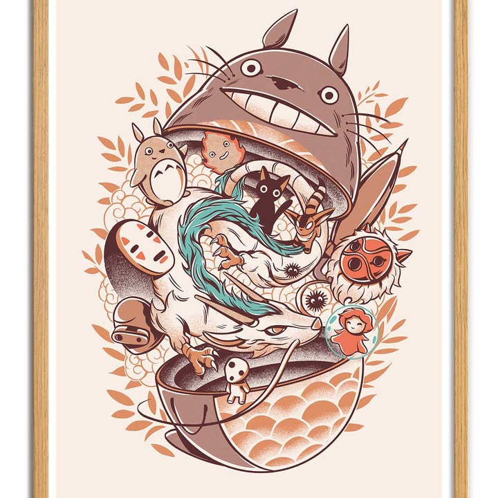 Wall Editions - Wholesale Poster - Art-Poster - Ghibli's Matryoshka - Ilustrata3
