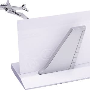 Airplane Business Card Holder for wholesale by sanis enterprises, inc