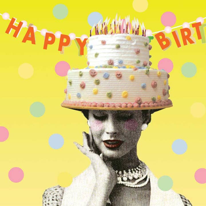 Tarjeta de caja de sombrero de feliz cumpleaños para venta al por mayor de Potluck Press