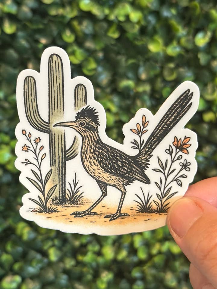 ROADRUNNER & KAKTUS KLISTERMÆRKE for engroshandel hos Wilde Nomad