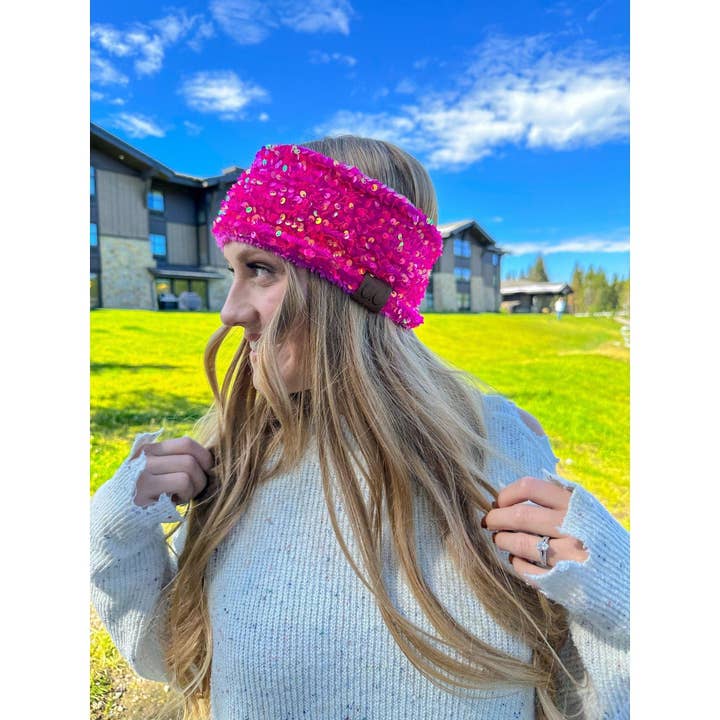 MiMi Wholesale - Wholesale Fashion Headband - Women's - Leah Cluster Sequin Fashion Headband Wrap3