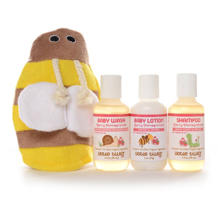 Little Twig – wholesale Bath & body set – Baby – TRAVEL SET BEE4
