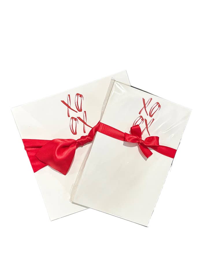 Carta da scrittura fine XOXO di San Valentino per la vendita all'ingrosso da parte di The French Bee & Co