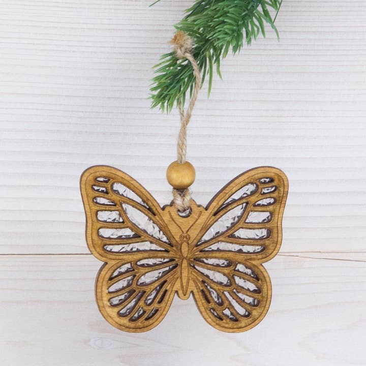Butterfly Ornament for wholesale by Beyond The Kerf