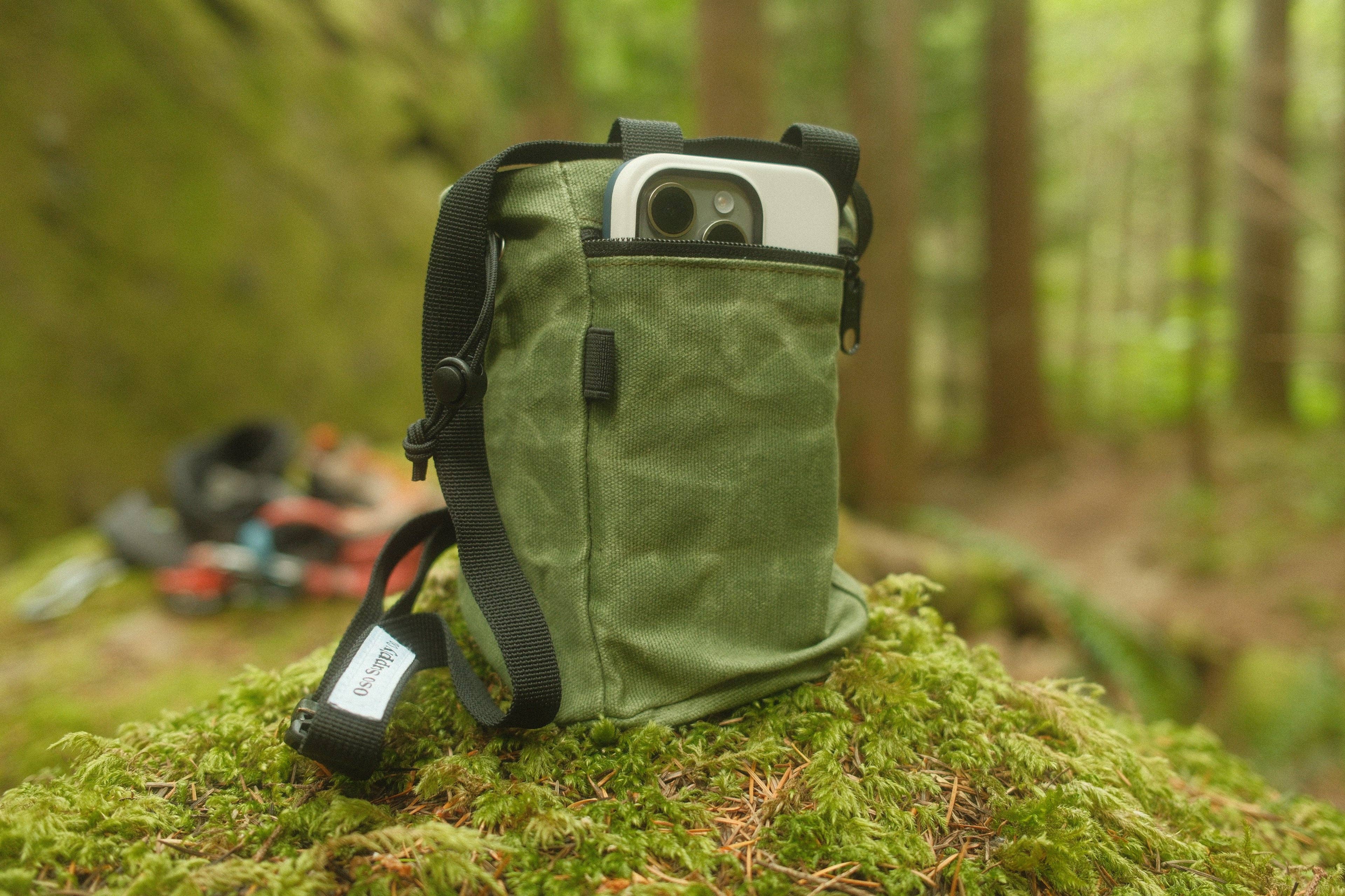 Oso Supply Co - Wholesale Drawstring Bag - Unisex - Waxed Canvas Chalk Bags28