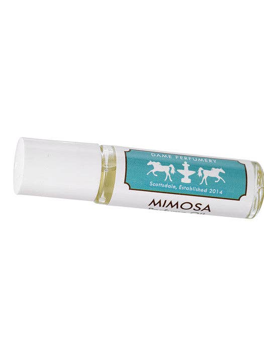 Huile de parfum SOLIFLORE Mimosa à roulettes 10 ml/0,33 fl oz pour la vente par Dame Perfumery