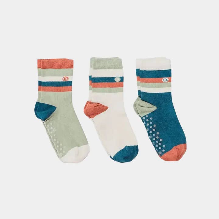 Q for Quinn - Wholesale Socks - Kids - Mixed Patterns Kids Socks (3 pairs) – 98% Organic Cotton7