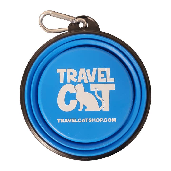 Travel Cat Wholesale – tigela - Gato e cão por atacado – Comida dobrável para animais de estimação “The Go Anywhere Bowl”3