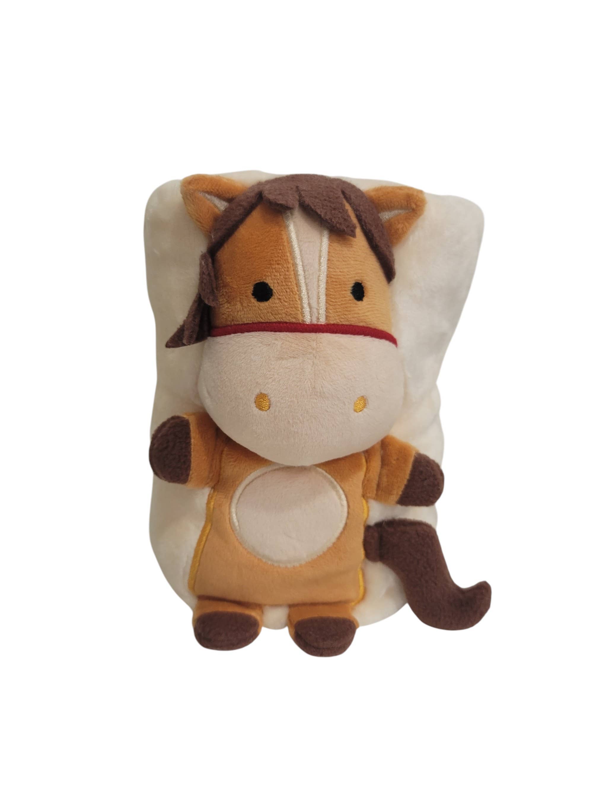 One & Only Creations, Inc. - Jack & Friends - Wholesale Security/Cuddle Blanket - Baby - Horse Cuddly Blanket1