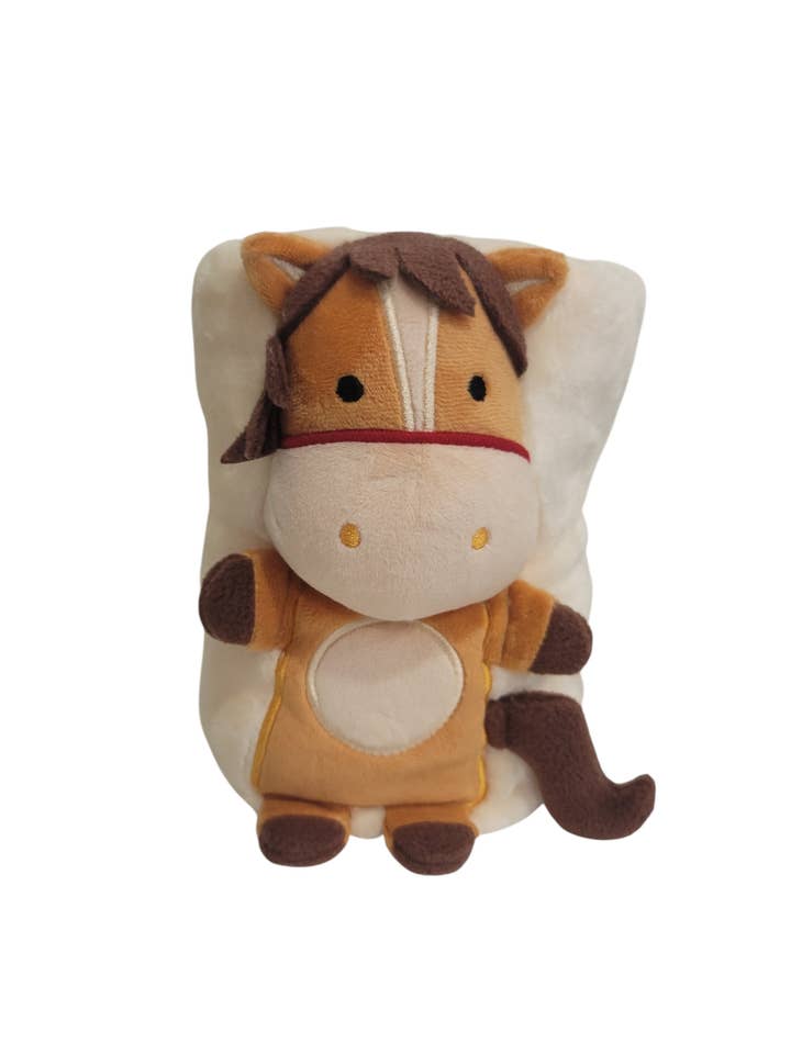 One & Only Creations, Inc. - Jack & Friends - Wholesale Security/Cuddle Blanket - Baby - Horse Cuddly Blanket1