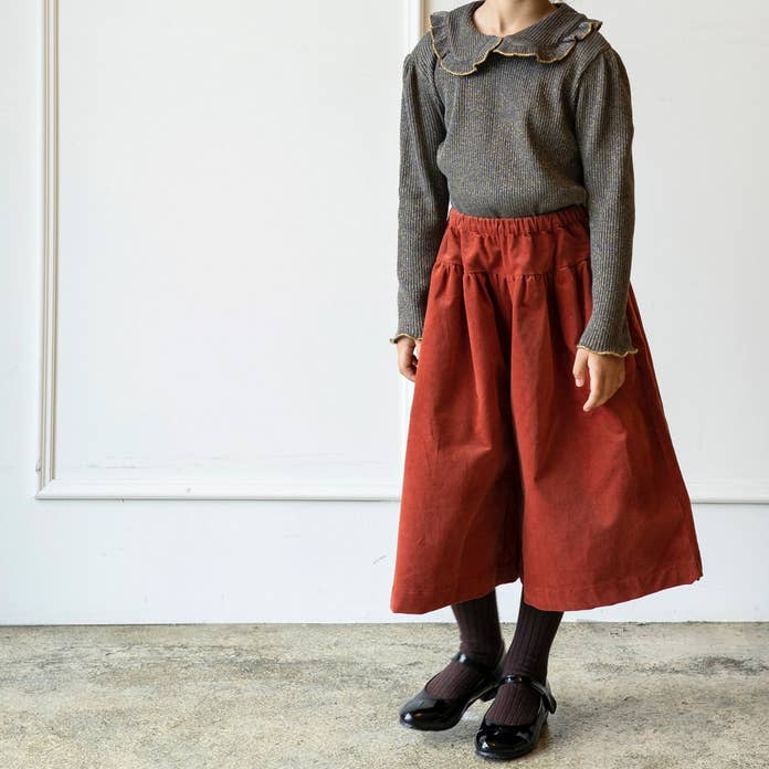 Toddlers Kids Girls Cotton Velvet Culottes Holiday Outfit for wholesale by peekaboo