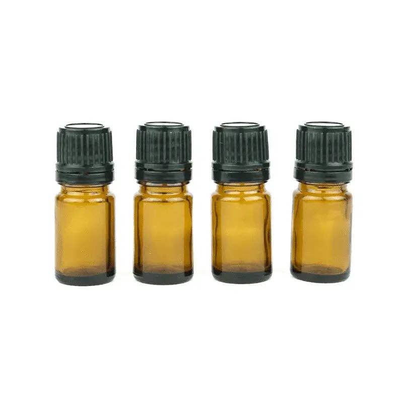Nature Packaged - Vendita all'ingrosso Contenitore per oli essenziali - Bottiglia in vetro ambrato - 5 ml2