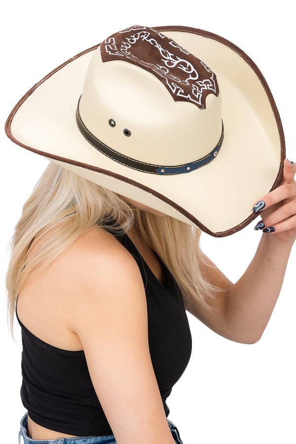 Cap Zone - Wholesale Cowboy Hat - Women's - Embroidered Vaquero Western Cowboy Hat18