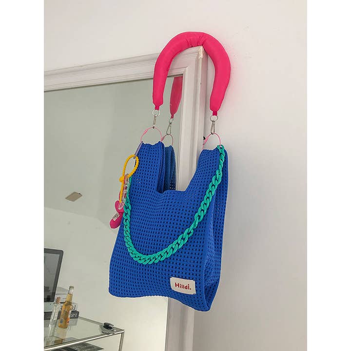 FurDecoration – wholesale Shoulder bag – women's – Chains Hollow Woven Shoulder Bags Handbags