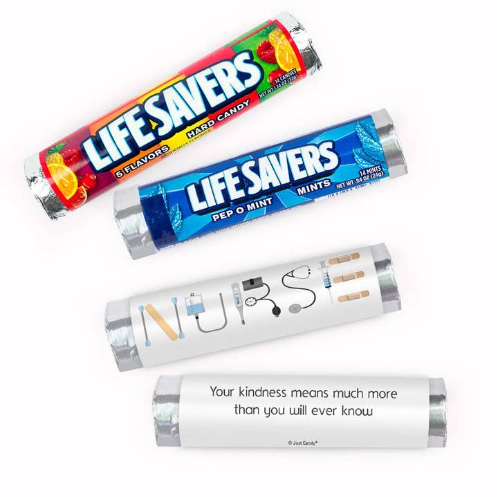Nurse Appreciation 5 Flavor Lifesaver Rolls - Nurse for wholesale by Just Candy
