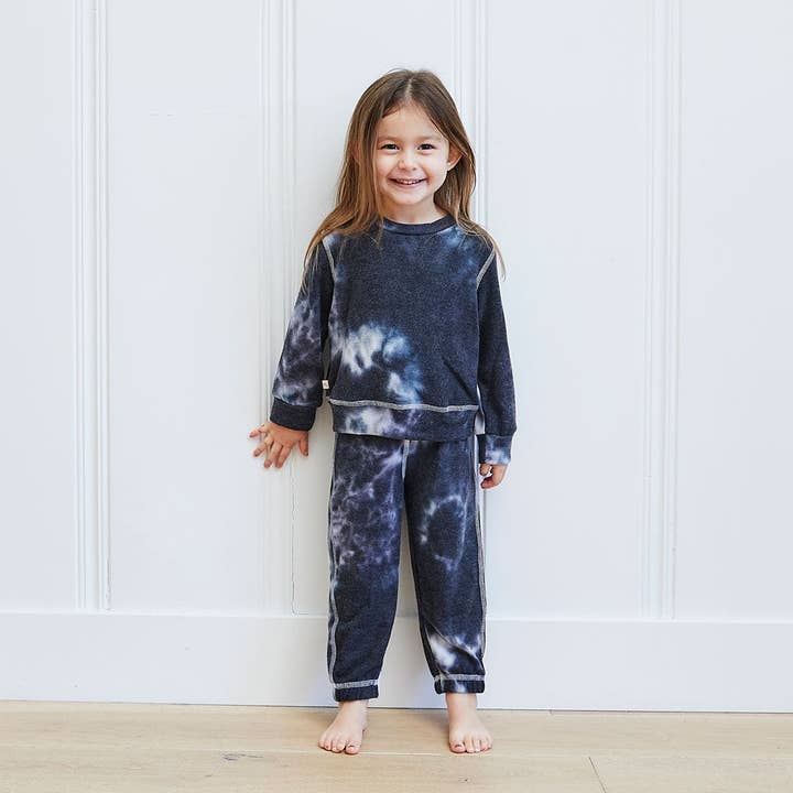 PAIGELAUREN baby & toddler - Vendita all'ingrosso Top loungewear - Bambini - Abbigliamento da salotto Hacci Tie Dye Cozy per bambini e bambini4
