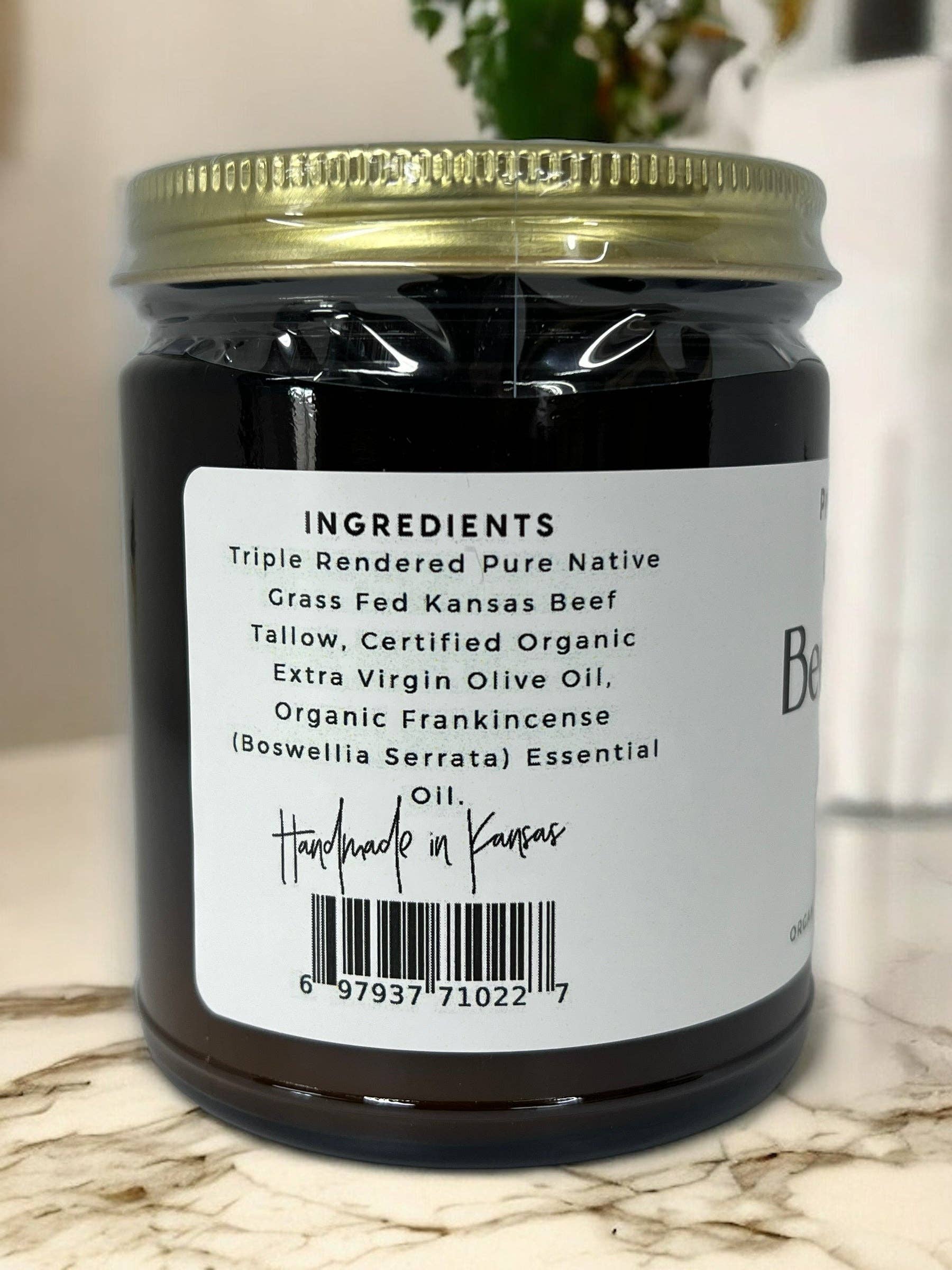 Prairie Fire Candles – wholesale Kroppsbalsam/Smör – Nötkötttalgbalsam - 2 oz - Ekologisk gräsmatad - Kroppssmör - Prairie Fire Kansas Native Pasture17