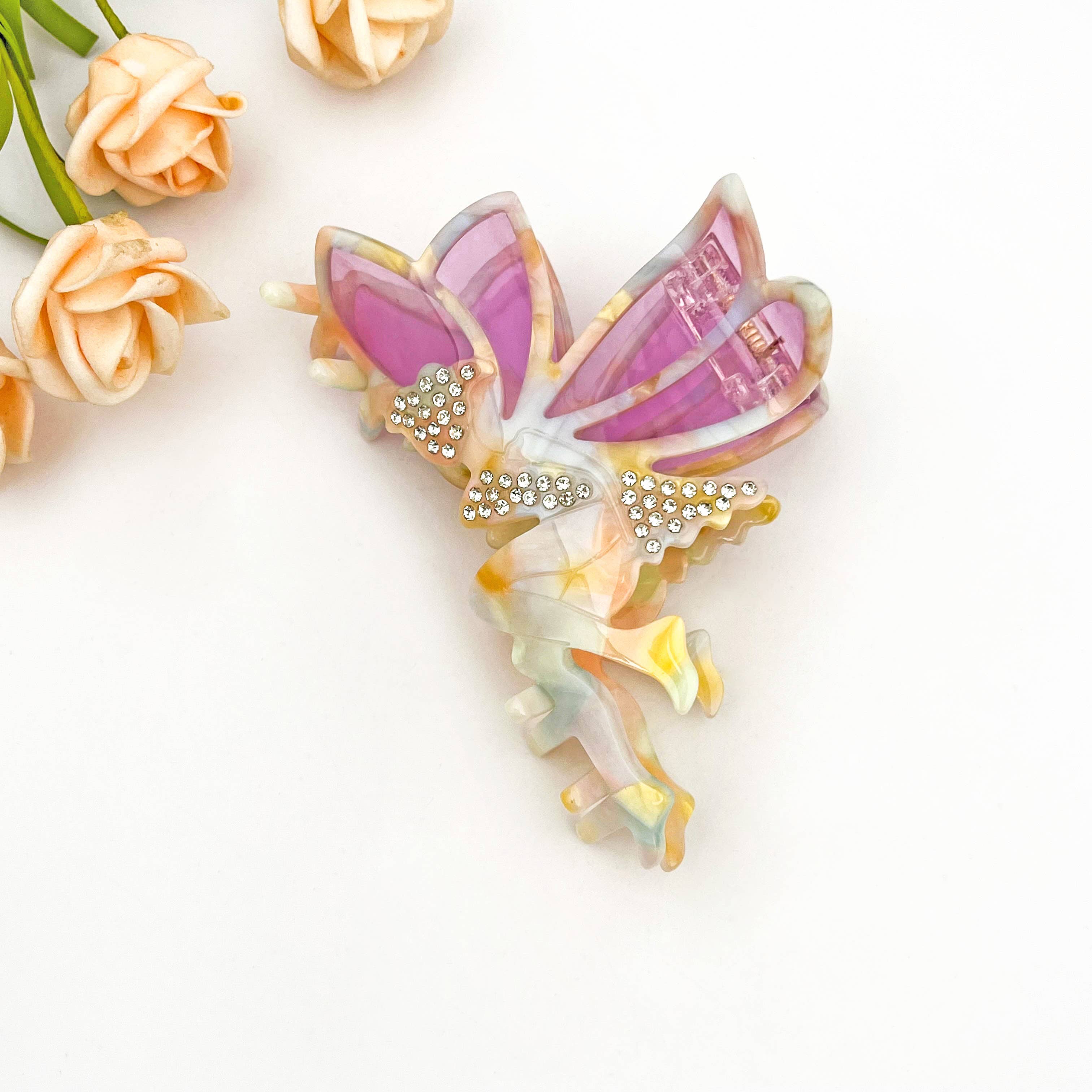 TheDivaSoap - Vente Pince à cheveux – femme - Pince à cheveux fée fleur délicate5