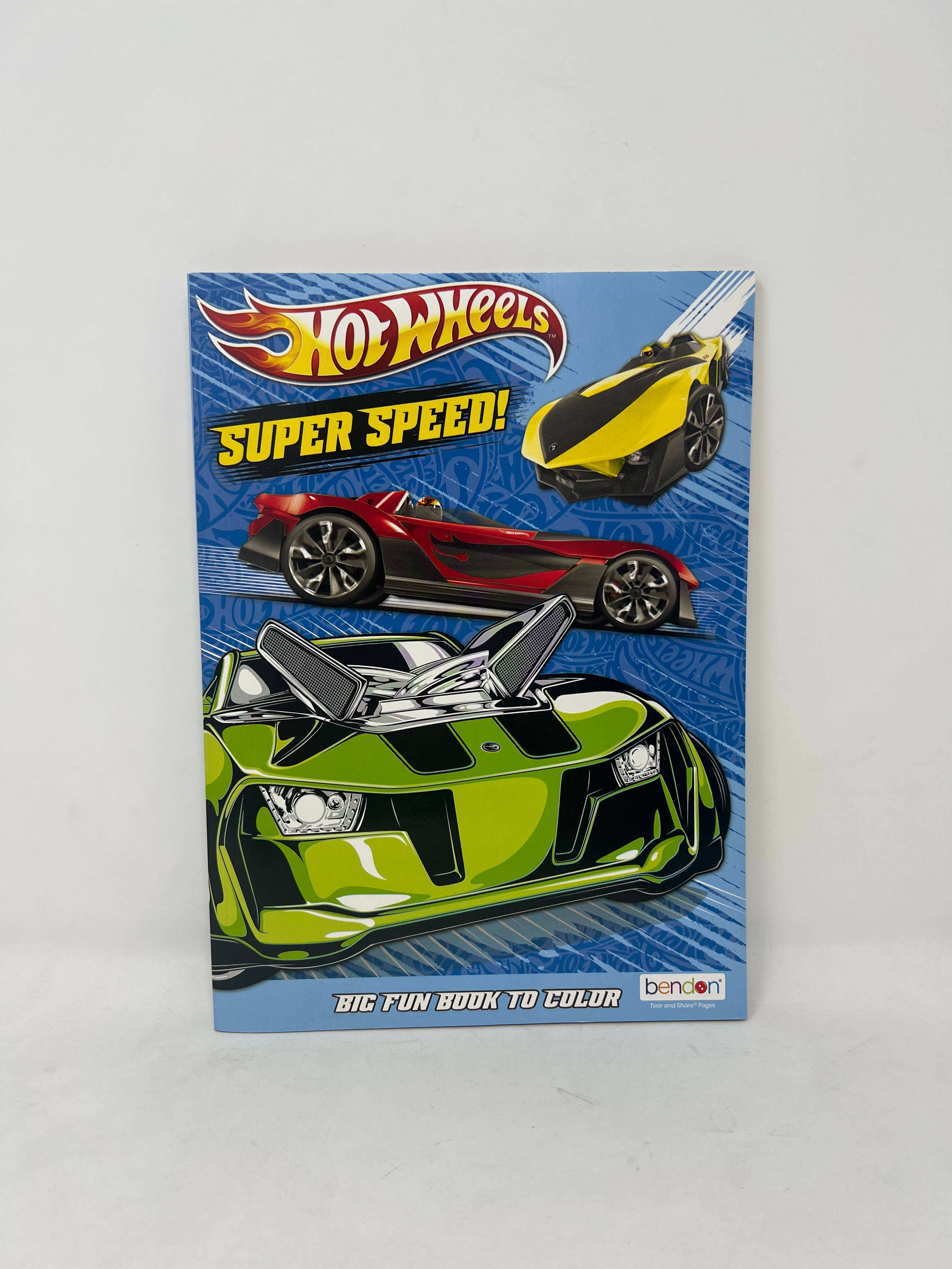 USA HomeMax - Wholesale Coloring & Activity Book - Kids & Baby - 80 Page Hot Wheels Super Speed Coloring Book