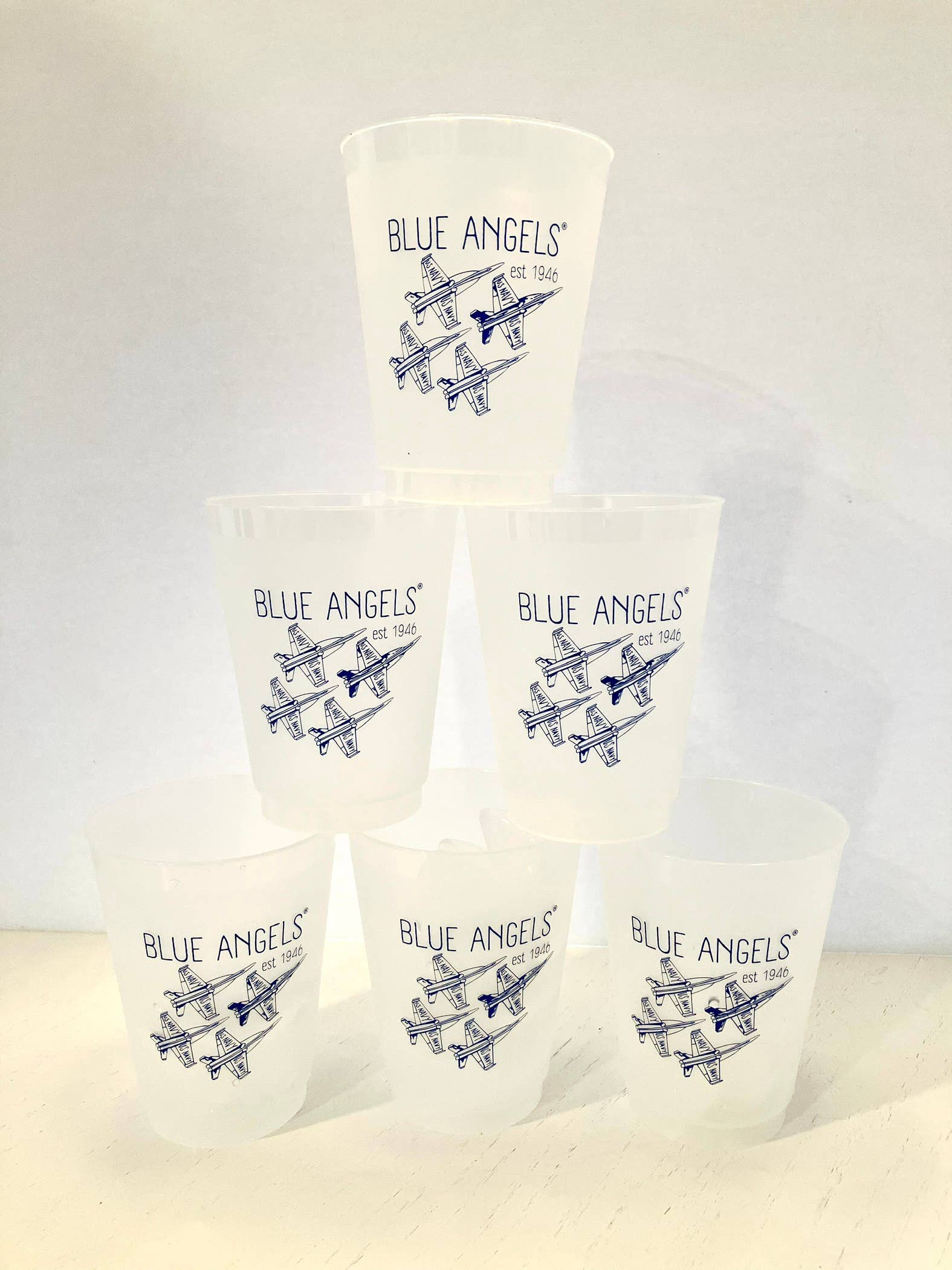 She Said It. - Wholesale Drinking Glass/Cup - Blue Angels Cup Set1