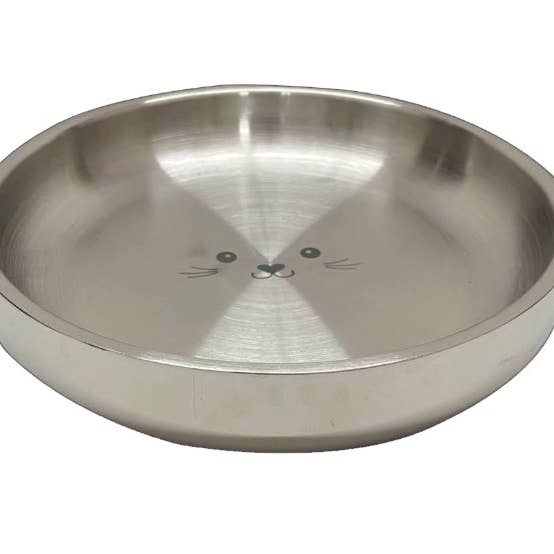 ThoozyPet Double Wall Insulated Cat Plate 6.6" for wholesale by Pet Palette Distribution