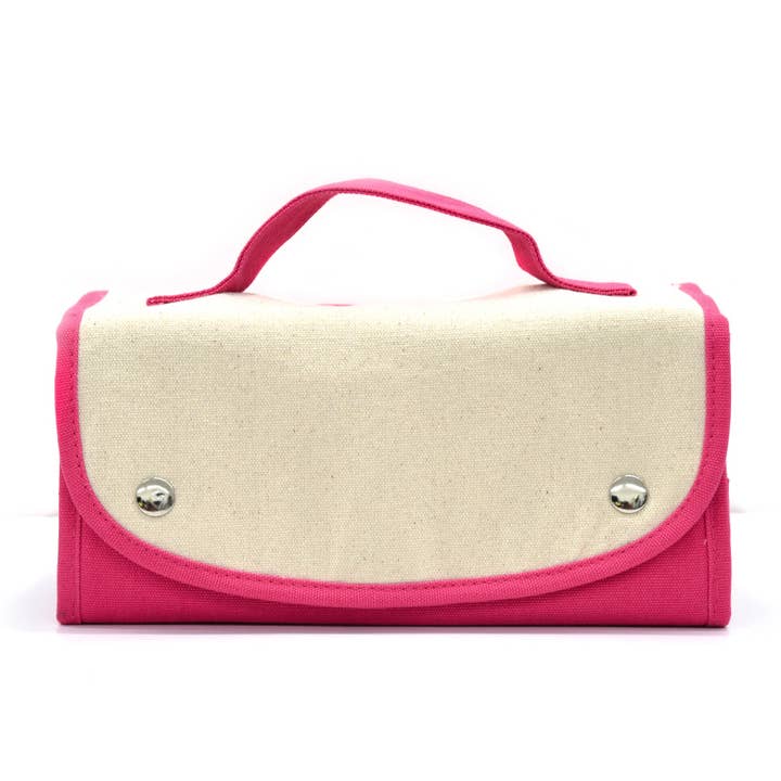 Mainstreet Collection - Wholesale Makeup/Cosmetic Bag - Canvas Roll Up Cosmetic