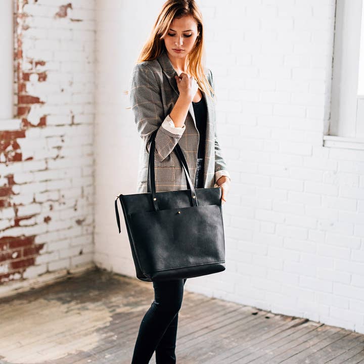 LIZ RIDEN - Wholesale Tote Bag - Women's - Classic Tote-Black2