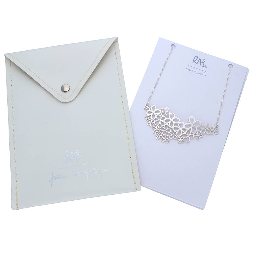 RAS - Wholesale Pendant/Charm Necklace - Iguazu Silver Plated Choker1