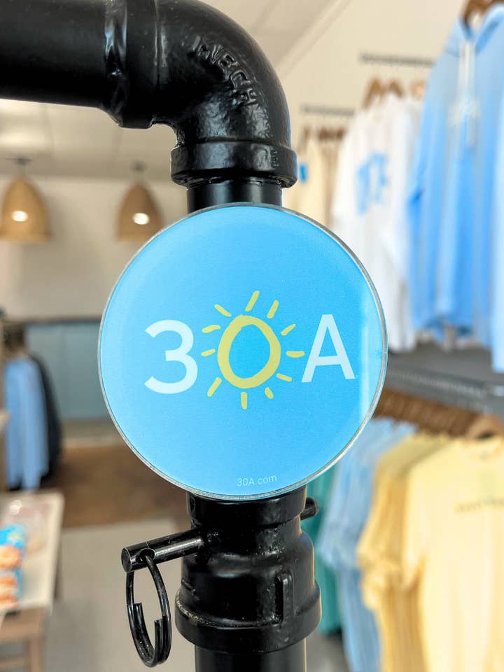 30A Famous Logo Acrylic Magnet for wholesale by 30A Gear