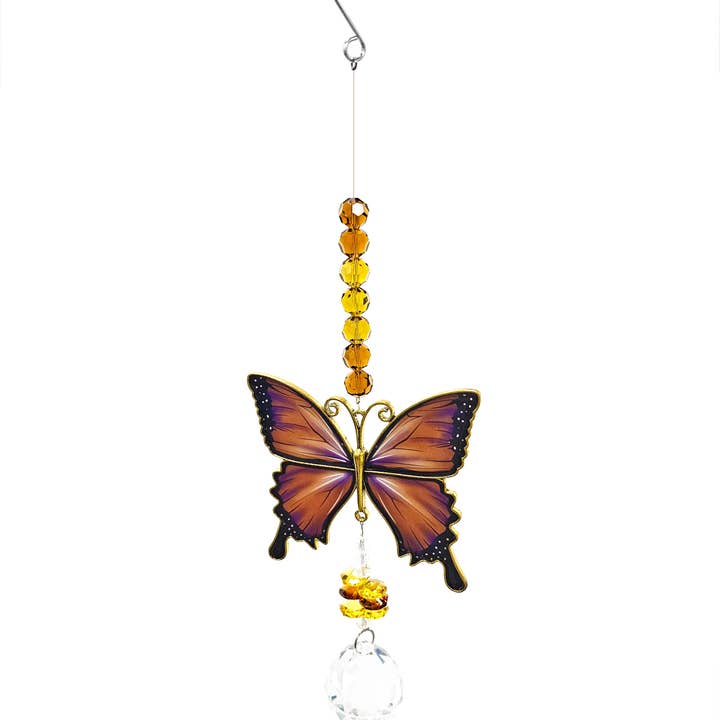 GeoCentral - Wholesale Suncatcher - Assorted Butterfly Suncatchers w/ Display – 24pc