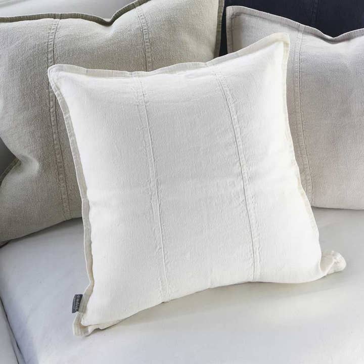 Luca® Linen Outdoor Cushion Cover - Off White for wholesale by Eadie Lifestyle