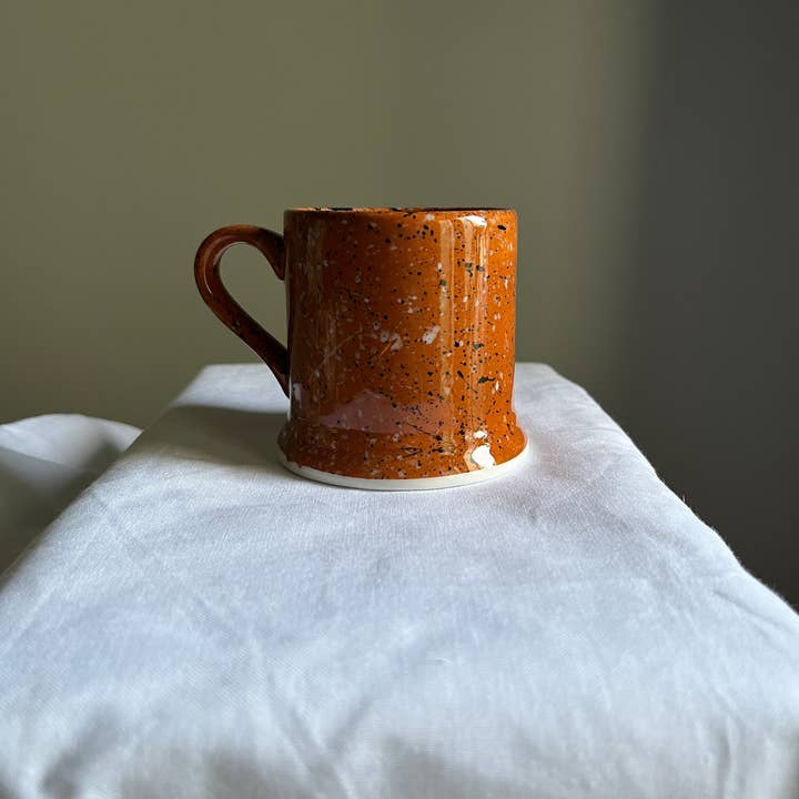 Aardse Spetter Espresso Kopje voor wholesale door Olu.T Designs