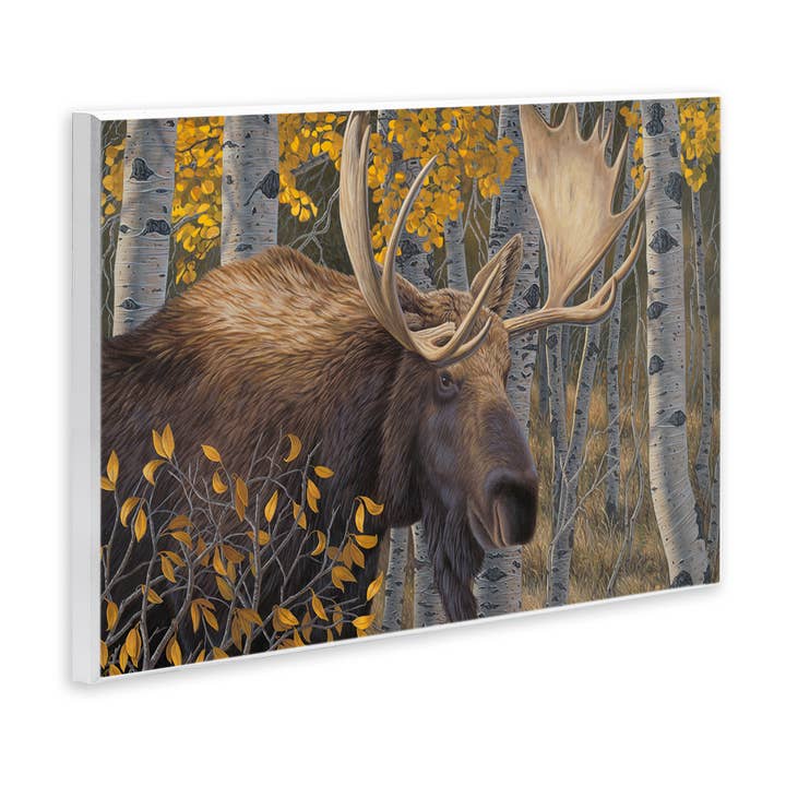 Stupell Industries - Wholesale Wall Sign - Moose in Fall Foliage - Unframed Wall Art3