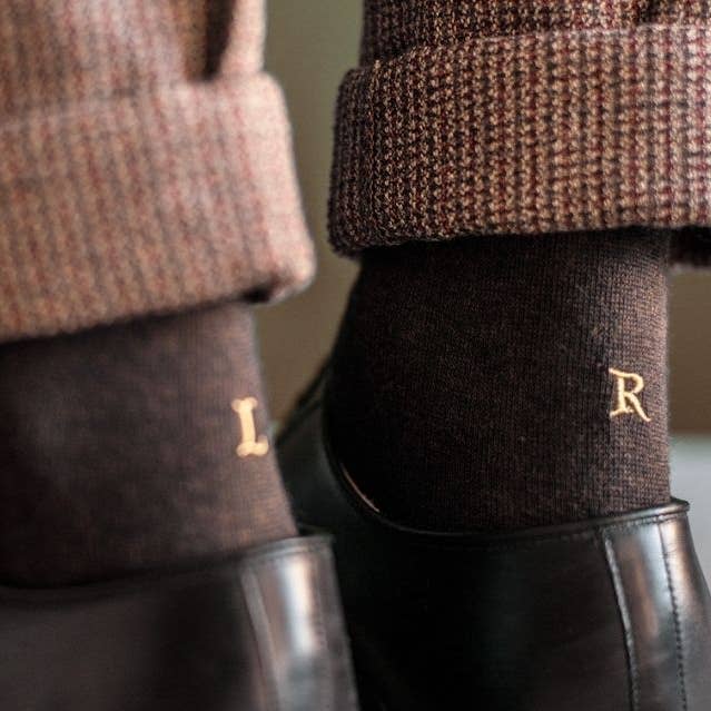 105 MORO rec.SENAPE Cotton - Knee for wholesale by Individual Socks