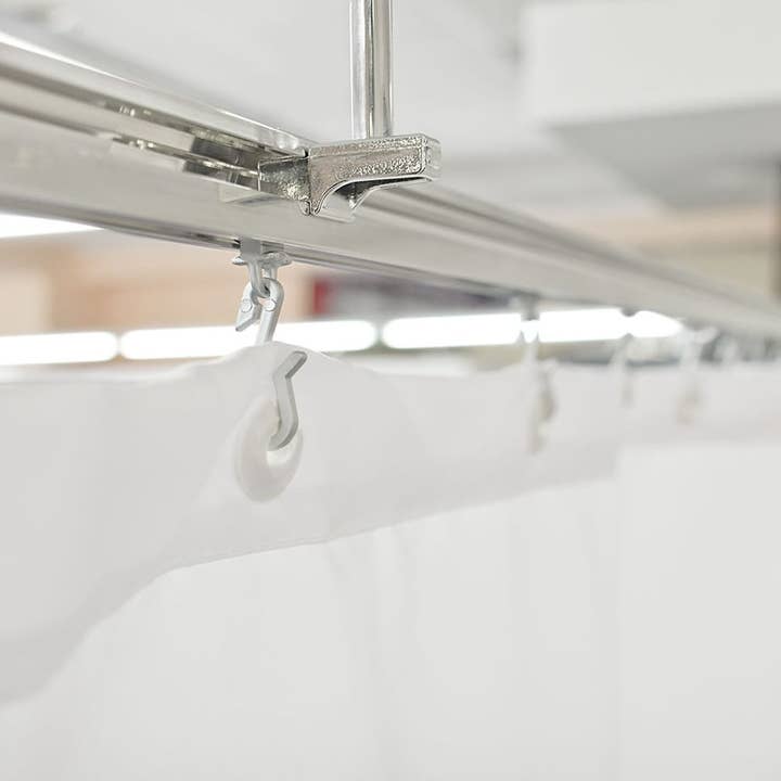 TROPIK HOME - Wholesale Curtain rod - Shower Curtain Rail/Rod, L or U Shape, Corner Pole Track4