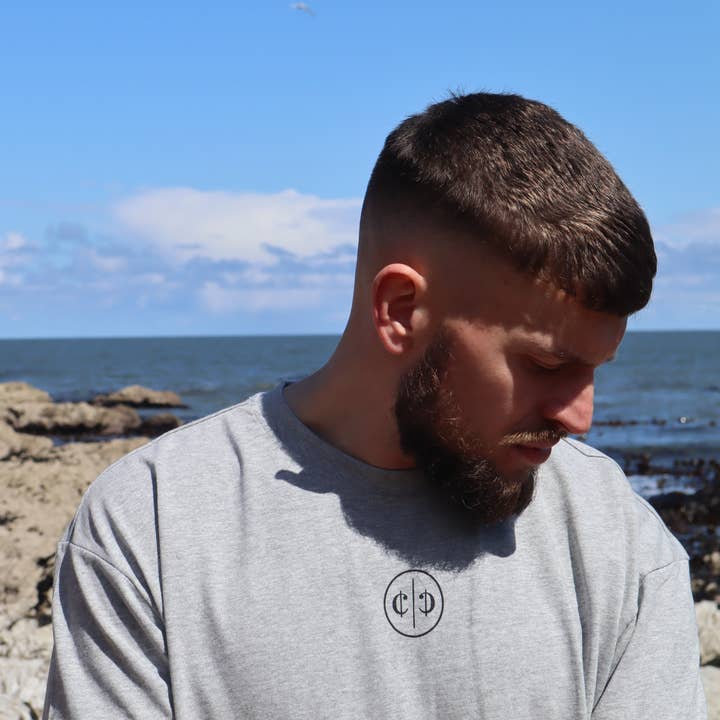 GREY OVERSIZED T-SHIRT for wholesale by COSTIERO