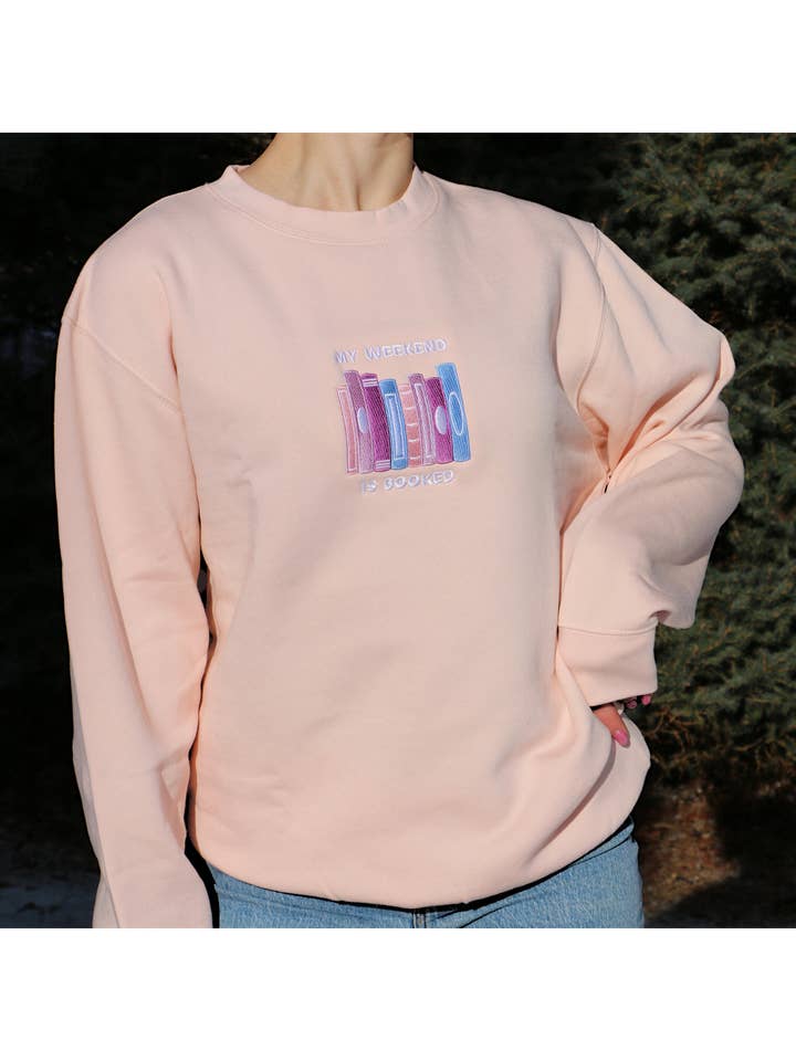 Creology – wholesale Sweatshirt - Unisex – Min helg är bokad Crewneck Sweatshirt8