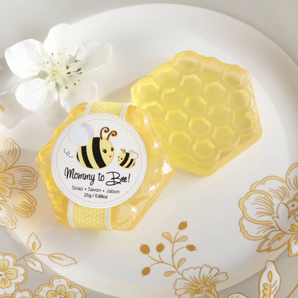 Kate Aspen - Wholesale Bar Soap - Mommy To Bee Honey Scented Honeycomb Soap (Set of 4)3