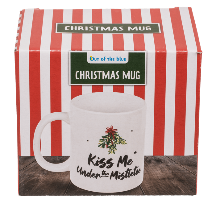 Out of the blue KG - Wholesale Coffee Mug - Stonware Mug, Christmas Dreams, 10 x 8 cm,1